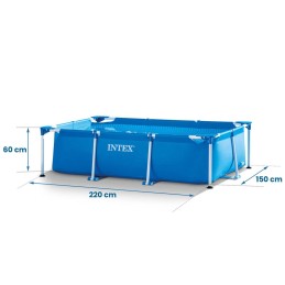 Plieninis sodo baseinas 220 x 150 x 60 cm intex 28270