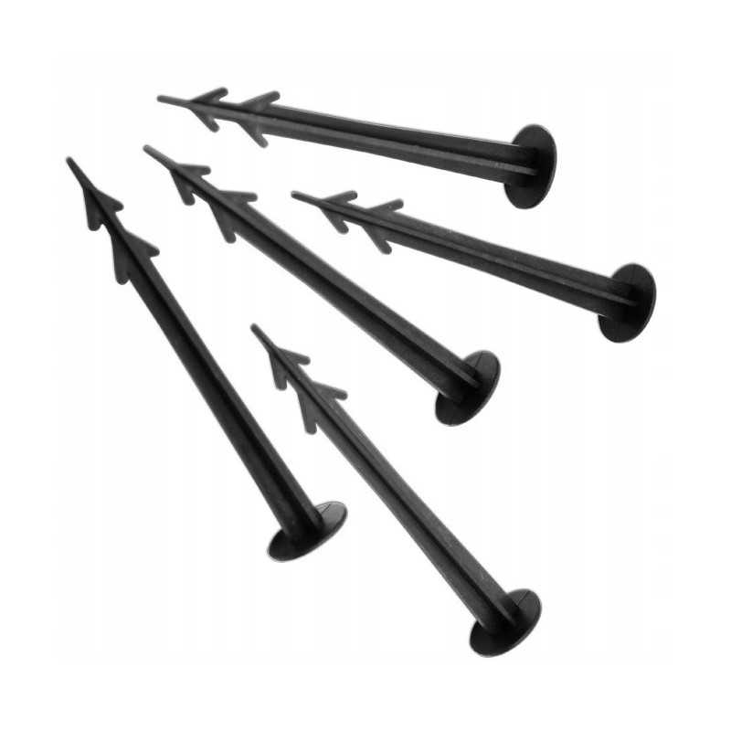 Smeigtukai agrotekstilei, neaustiniams audiniams tvirtinti, 12 cm, 20 vnt.