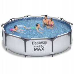 Bestway didelio rėmo sodo baseinas, apvalus, skirtas sodui, 305x76 cm
