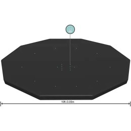 Bestway didelio rėmo sodo baseinas, apvalus, skirtas sodui, 305x76 cm