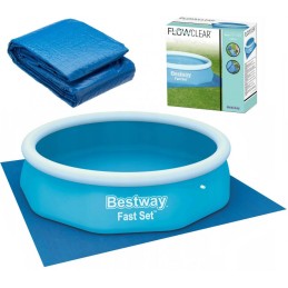 Bestway pripučiamo baseino komplektas, didelis baseino kilimėlis