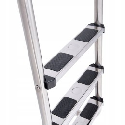 3 pakopų plieninės baseino kopėčios, 132 cm