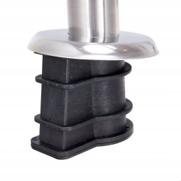 3 pakopų plieninės baseino kopėčios, 132 cm