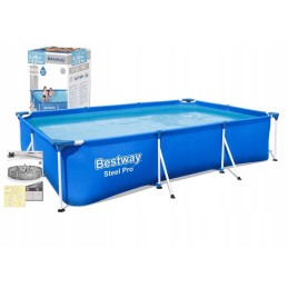 Sodo plieno baseinas 300x201x66 bestway 56404 plieno pro
