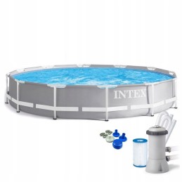 Intex rėmo sodo baseinas 366x76 filtras 26712