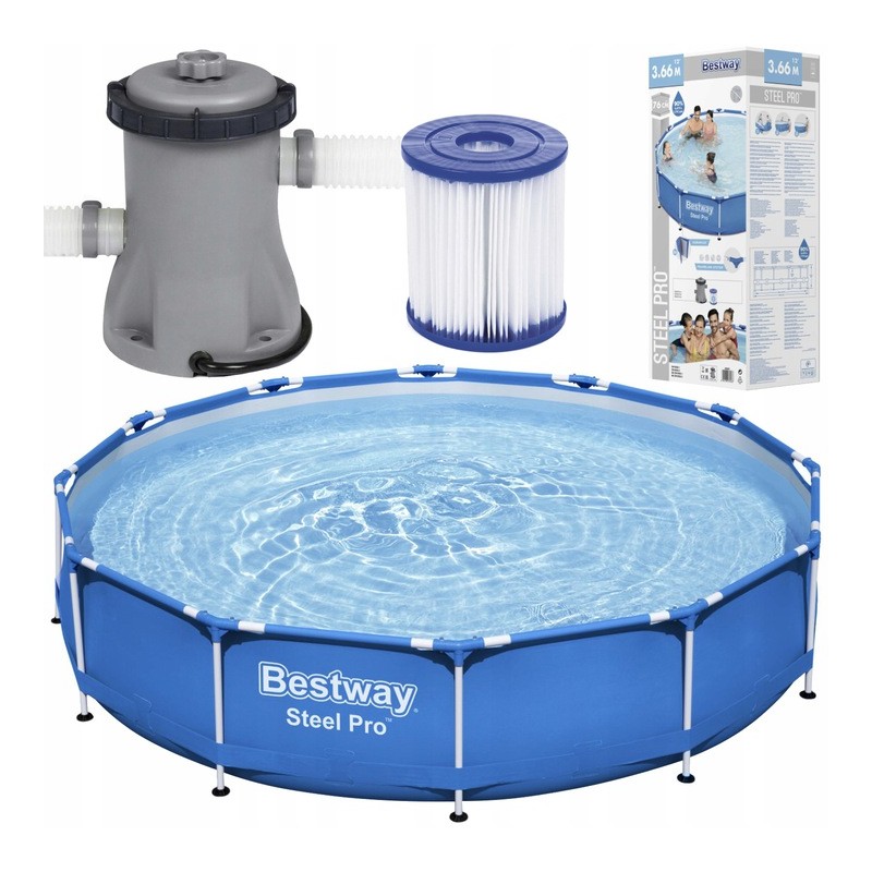 Bestway frame pool 366x76 56681 frame pump