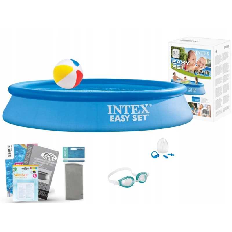 Išplečiamasis sodo baseinas 305x61 intex 28116 rinkinys 8in1 modelis 2024