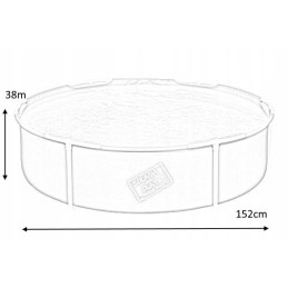 Bestway sodo karkasinis baseinas 152x38cm 56283
