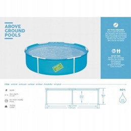 Bestway sodo karkasinis baseinas 152x38cm 56283