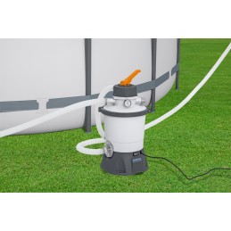 Smėlio filtro siurblys baseinui 3028l h Bestway chemconnect dozatorius