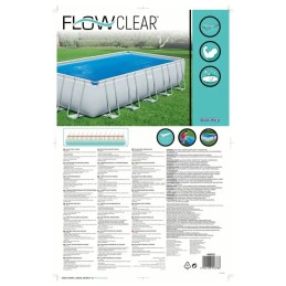 Folijinis kilimėlis nuo saulės burbuliukų dangalas bestway 732x336 cm 58228