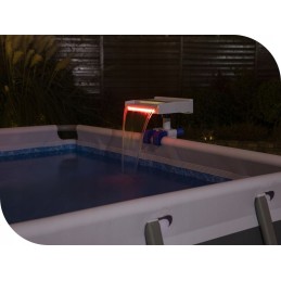 Vandens kaskados krioklys LED dušas baseinui bestway 58619 naujas modelis 2024 m