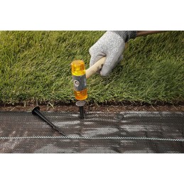 Audinys nuo piktžolių, laidus vandeniui, neaustinis audinys, su apsauga nuo UV spindulių, neplyšimui atsparus kaspininis audinys