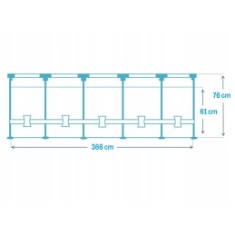 Intex karkasinis sodo baseinas 366x76 28210 7in1