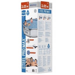 Rėmas sodo baseinas 305x76 bestway 4in1 komplektas