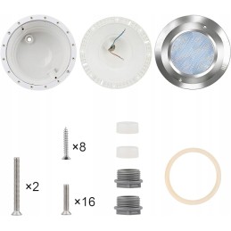Coolwest par56 rgb led baseino lemputė par56 įleidžiamas korpusas