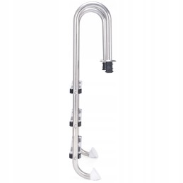 3 pakopų plieninės baseino kopėčios, 132 cm