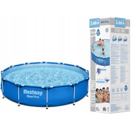 Large round frame pool bestway 366x76 cm 12ft