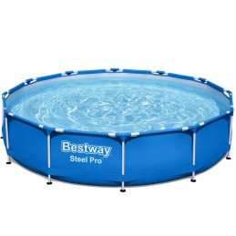 Bestway suur ümara raamiga bassein 366x76cm 12 jalga