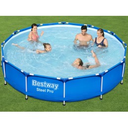 Large round frame pool bestway 366x76 cm 12ft