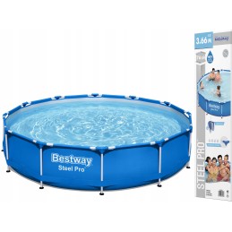 Large round frame pool bestway 366x76 cm 12ft