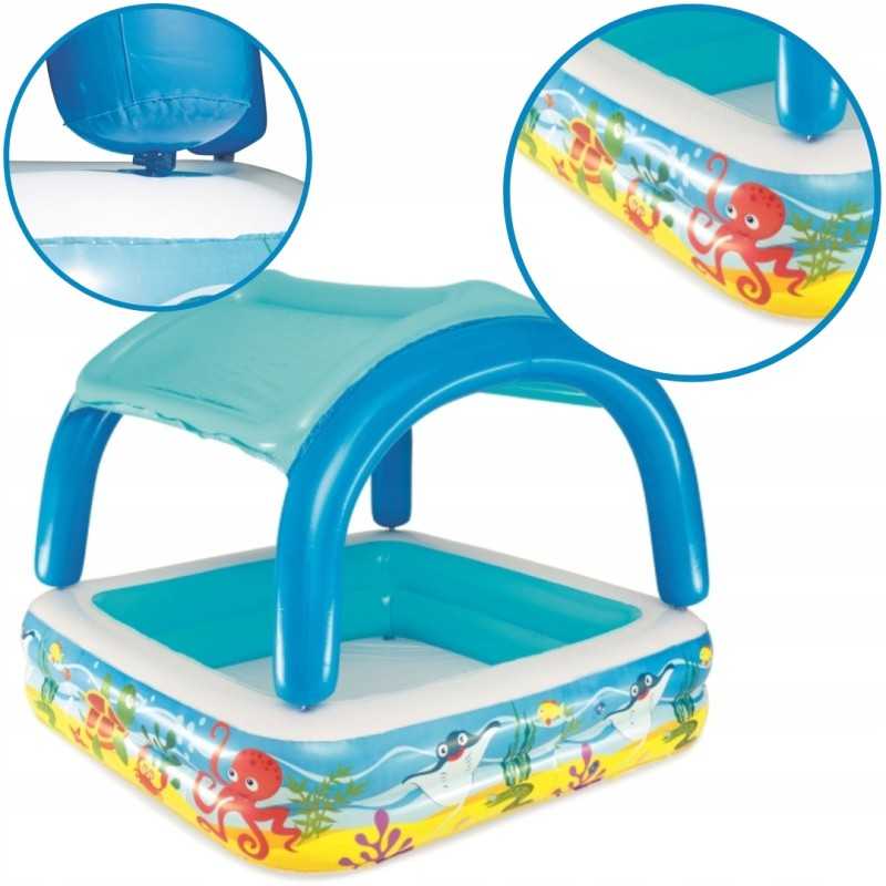 Bestway 52192 baseinas su stogu koralinis rifas 1 40m