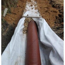 Geotekstilė 2x5m kelio drenažas po kubu