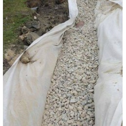 Geotekstilė 2x5m kelio drenažas po kubu