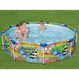 Bestway spalvoto rėmo baseinas 274x66 cm 5612f