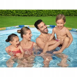 Bestway spalvoto rėmo baseinas 274x66 cm 5612f