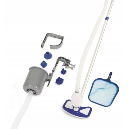Bestway 4in1 baseino valymo rinkinys, tamsiai mėlyna ir pilka