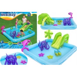 Vandens parko pripučiamas baseinas 239 x 206 x 86 cm bestway