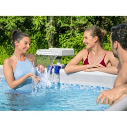 Sodo dušas, baseino fontanas, 7 spalvų LED bestway