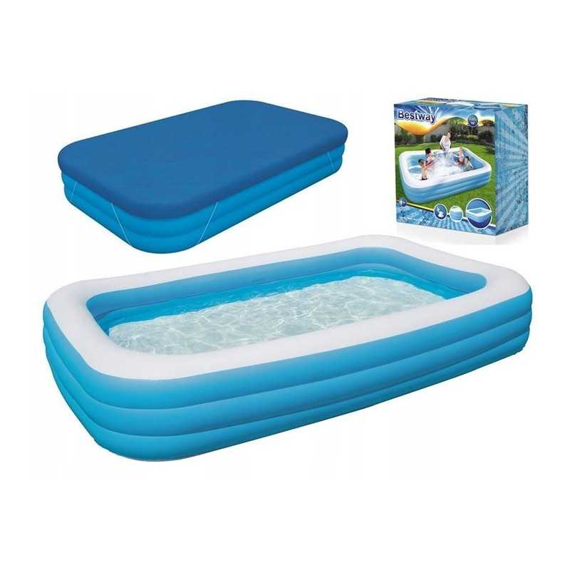 Bestway stačiakampis pripučiamas baseinas, 305 x 183 cm