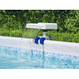 Bestway spalvingas krioklys šviečiantis LED baseino vandens fontanas