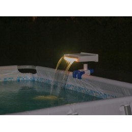 Bestway spalvingas krioklys šviečiantis LED baseino vandens fontanas