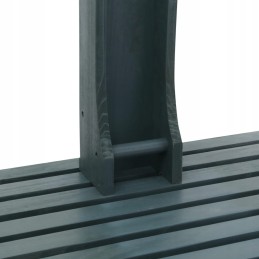 Antracito medinis sodo dušas