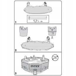 Plieninis sodo baseinas 305 x 76 cm intex 28200