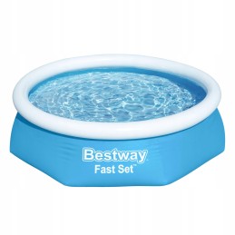 Išplečiamasis sodo baseinas 244x61 bestway siurblys 9in1