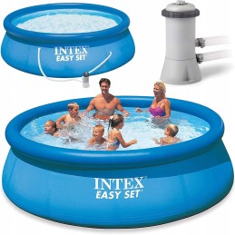 Intex Easy set baseinas su filtro pompa mėlyna