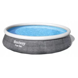 Bestway išsiplėtimo baseinas 396x84 cm rotango siurblys