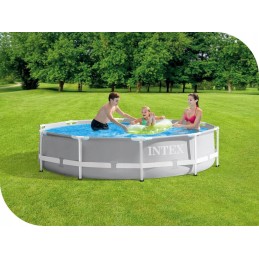 Sodo baseinas 305x76, rėmas, su intex 26702 siurbliu, modelis 2024