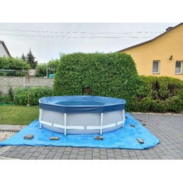 Sodo baseinas 305x76, rėmas, su intex 26702 siurbliu, modelis 2024