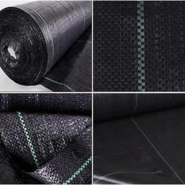 Tvirtas žemės ūkio audinio 1,1x100 m sodo kilimėlis 70 g/m²