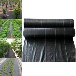 Tvirtas žemės ūkio audinio 1,1x100 m sodo kilimėlis 70 g/m²