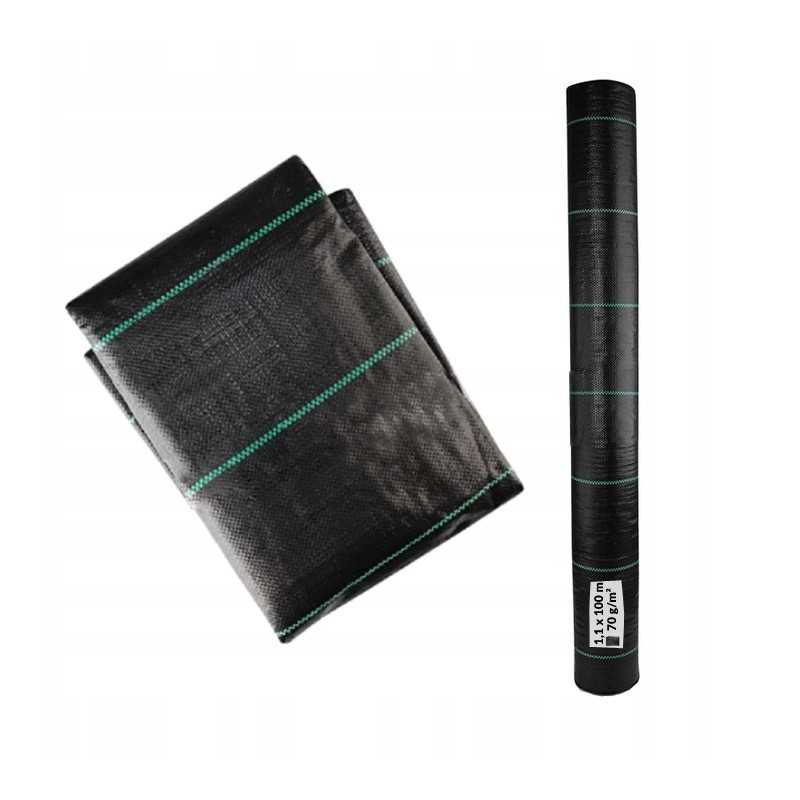 Juoda agrotekstilė 70 g/m² 1,1 x 100 m ilgio