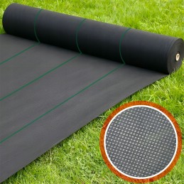 Agromedžiaga augintas audinys juodas 1 1 x100 m 70 g m2