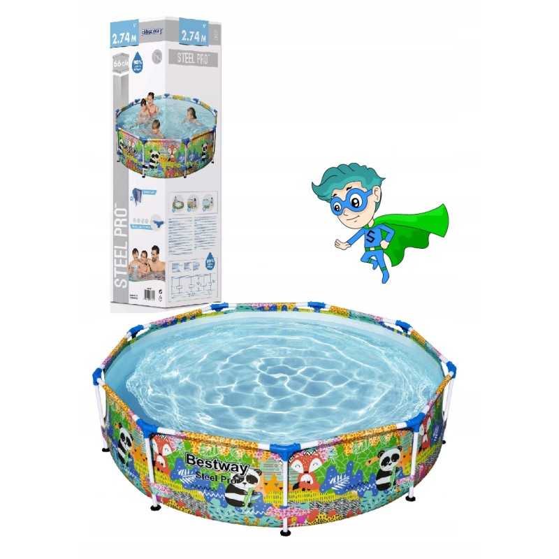 Bestway 274x66 aukščiausios kokybės rėmo sodo baseinas
