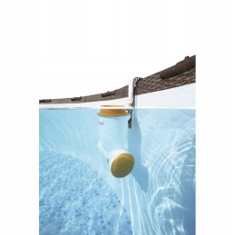 Filtruojantis baseino siurblys su skimmeriu skimatic flowclear 2574l h bestway