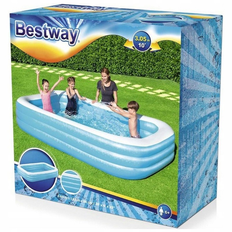 Bestway 54009 stačiakampis pripučiamas baseinas